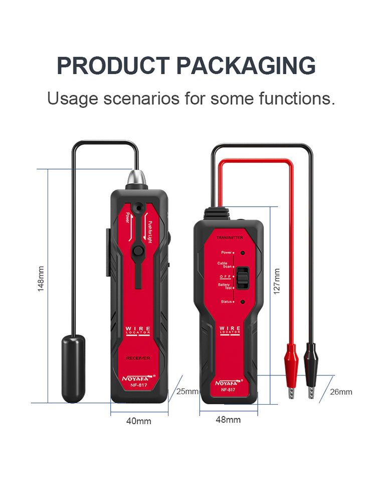 NOYAFA NF-817 & 817L Underground Wire Locator