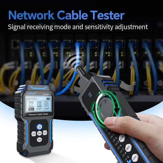 NOYAFA NF-8209 Tester per cavi di rete avanzato con tracciante di tono