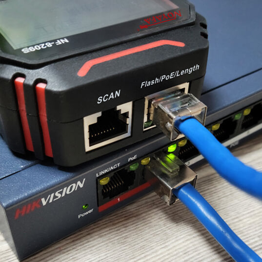 Locate Ethernet Port on Switch or Router
