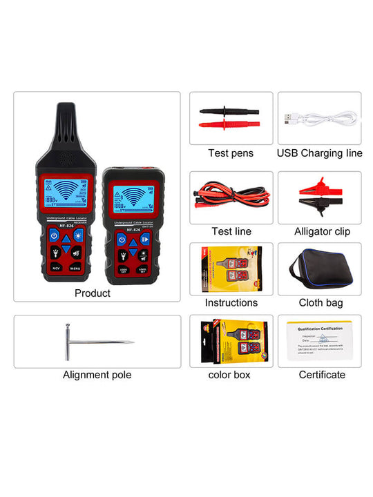 NF-826 Underground Wire Tracer Product Package