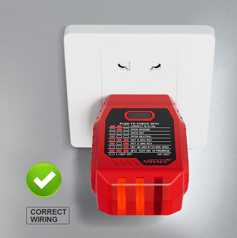 Correct Socket Wiring Display