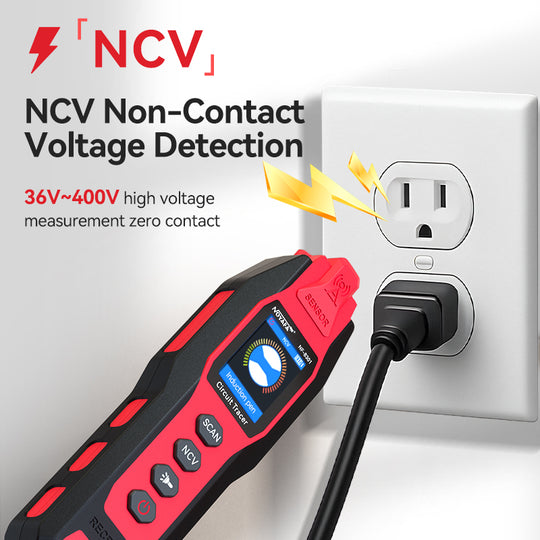 [2026 New] NOYAFA NF-8301 Professional Underground & Wall Circuit Tracer with Digital Multimeter, Dual-Antenna Cable Locator & Fault Finder for Construction, Maintenance & Repair of Power Cables, Communication Cables, Electric Heating Lines, Pipes