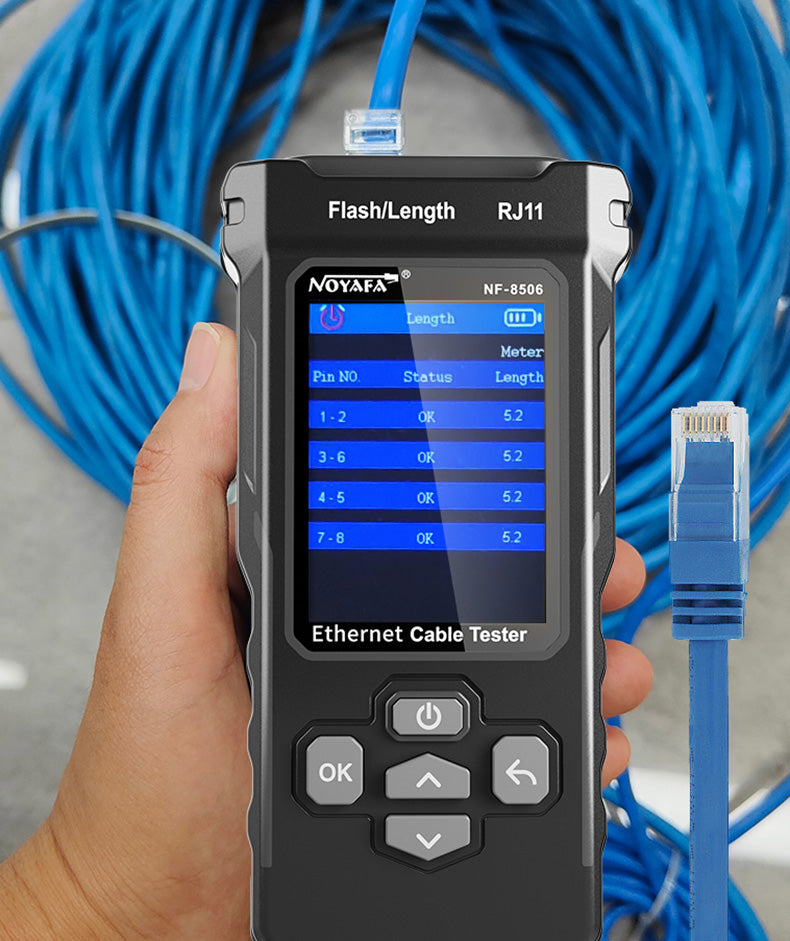 [Official] NOYAFA NF-8506 CAT5/CAT6 Cable Tester with PoE/PING Testing