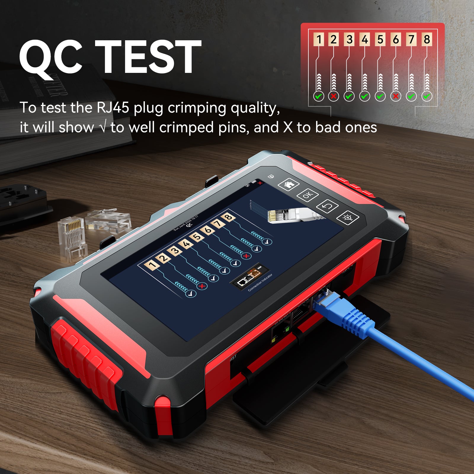 Noyafa 2026 New All-in-One Fiber & Network Tester 150km OTDR - NF