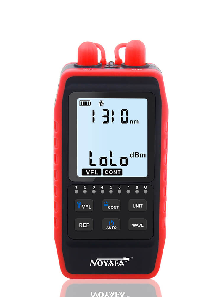 Misuratore di alimentazione ottico della serie NOYAFA NF-908 con localizzatore di guasti visivi e tester per cavi di rete