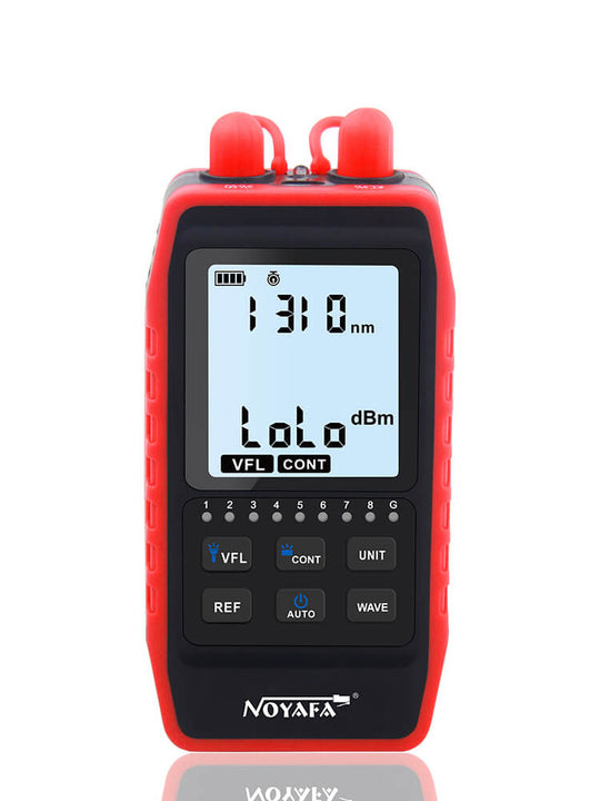 Misuratore di alimentazione ottico della serie NOYAFA NF-908 con localizzatore di guasti visivi e tester per cavi di rete