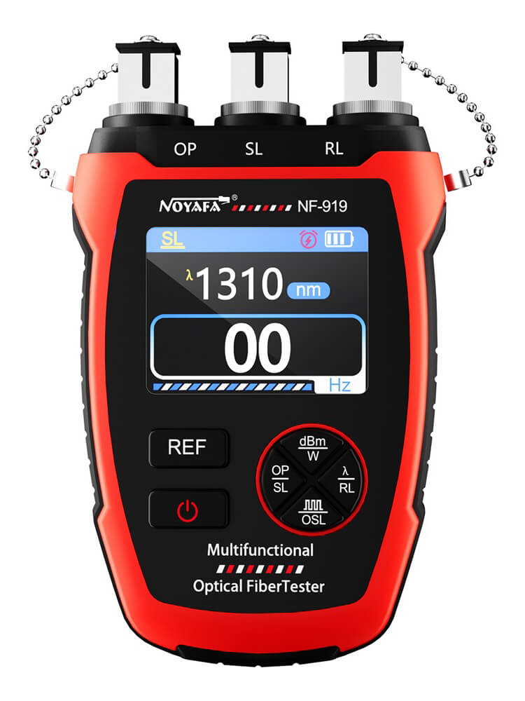 Noyafa NF-919 Medidor de potencia óptica portátil y localizador de fallas visuales