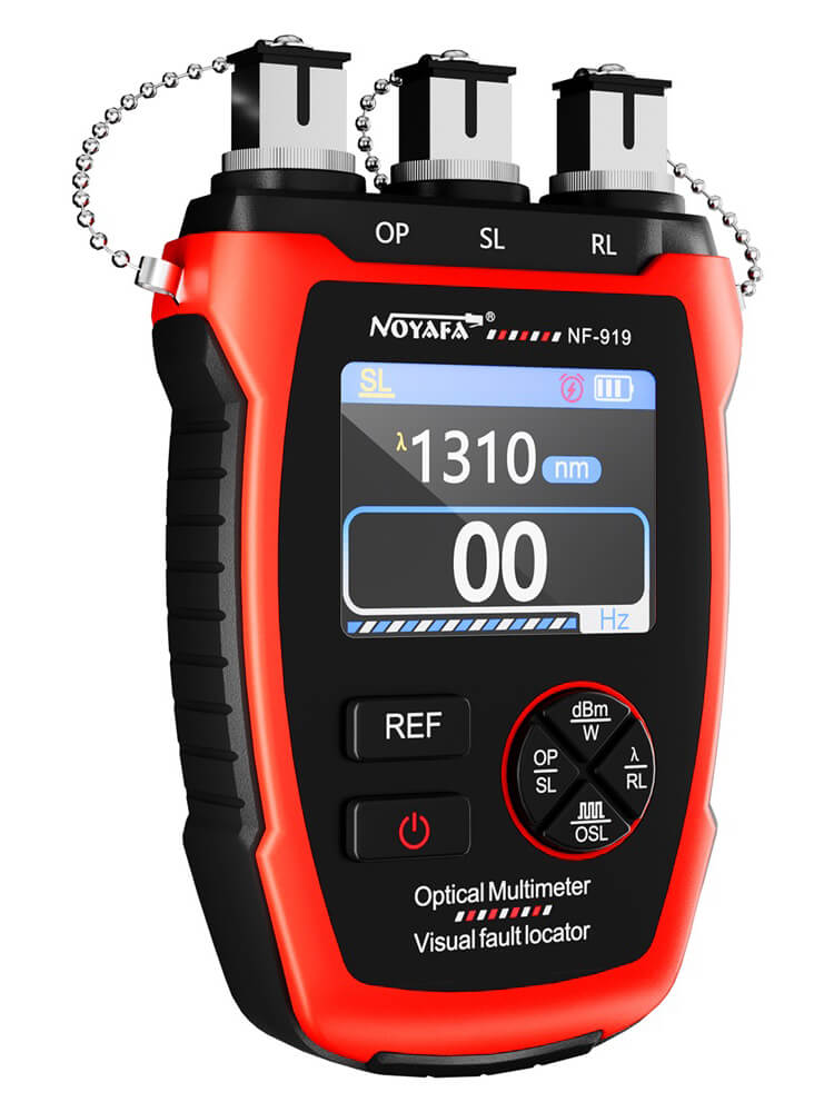 Noyafa NF-919 Medidor de potencia óptica portátil y localizador de fallas visuales