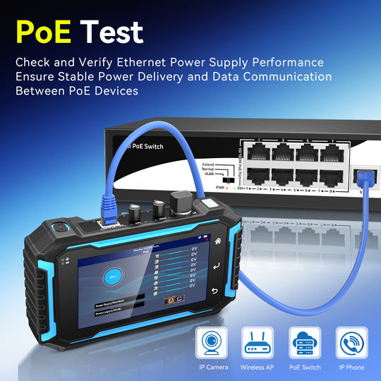 NOYAFA NF-982 Multi-Function OTDR Network Tester — OTDR · VFL · Power Meter · Length Test