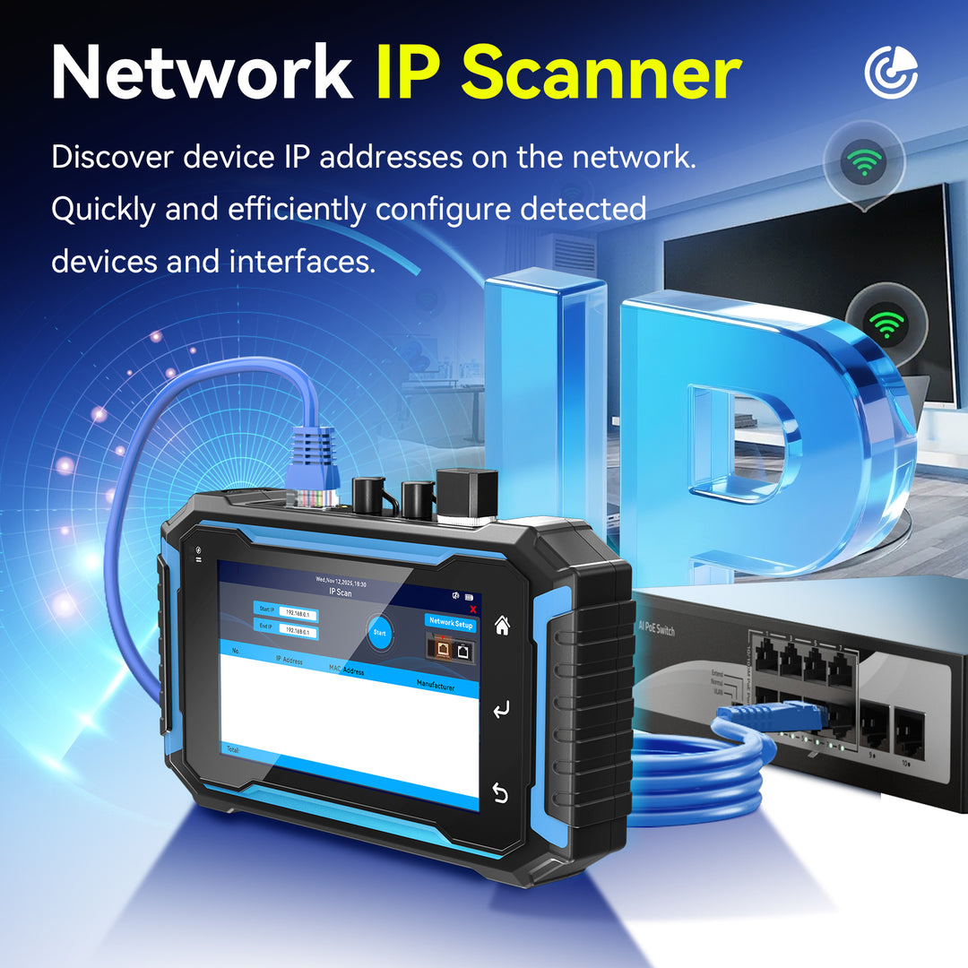 NOYAFA NF-982 Multi-Function OTDR Network Tester — OTDR · VFL · Power Meter · Length Test