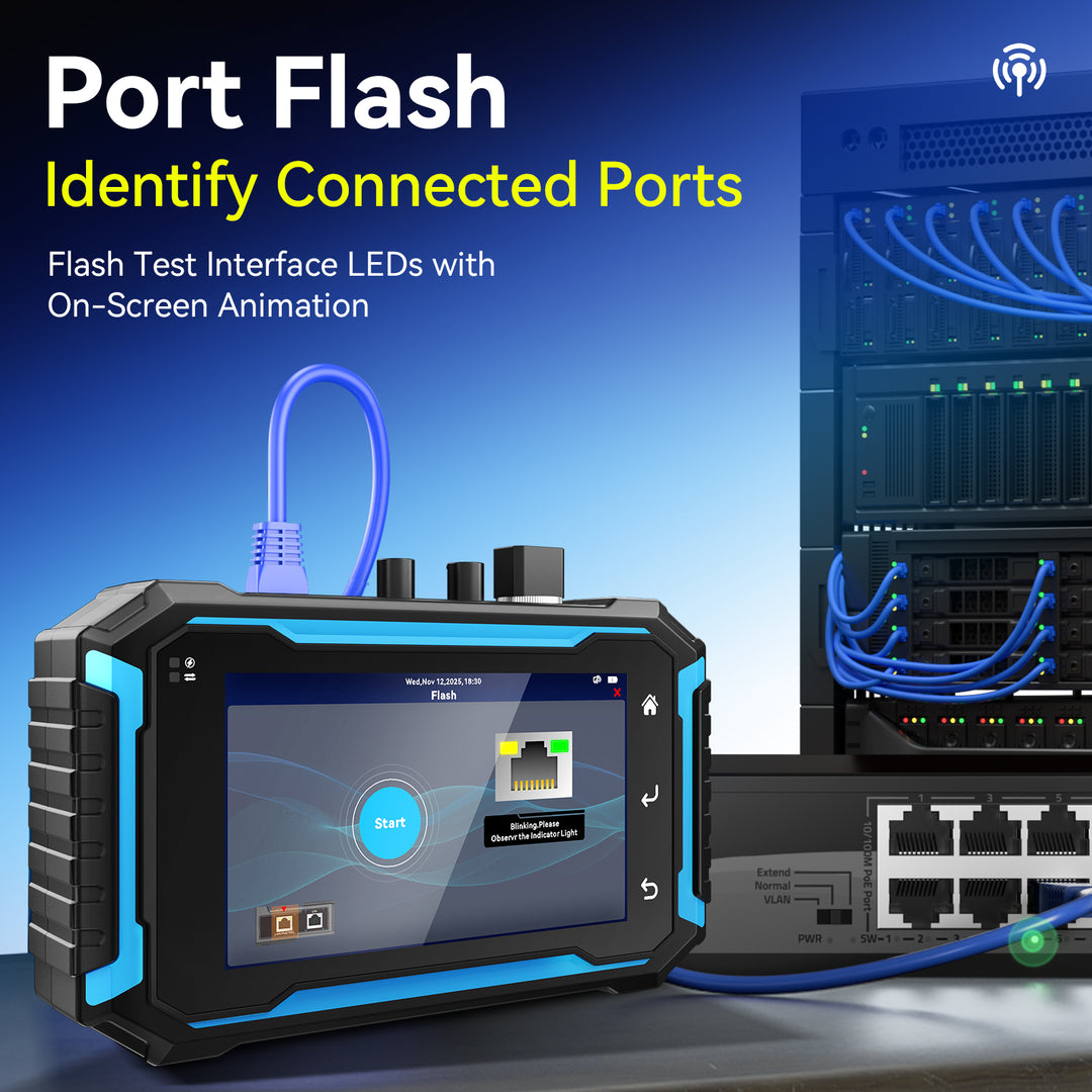 NOYAFA NF-982 Multi-Function OTDR Network Tester — OTDR · VFL · Power Meter · Length Test
