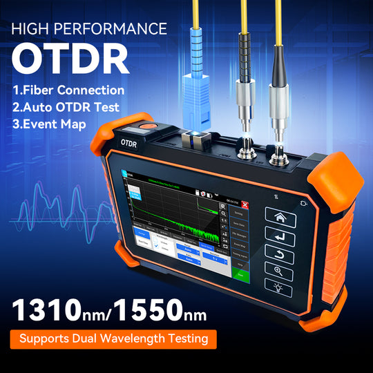 Tester OTDR multifunzione NOYAFA NF-983 per prove di cavi ottici in fibra e rete