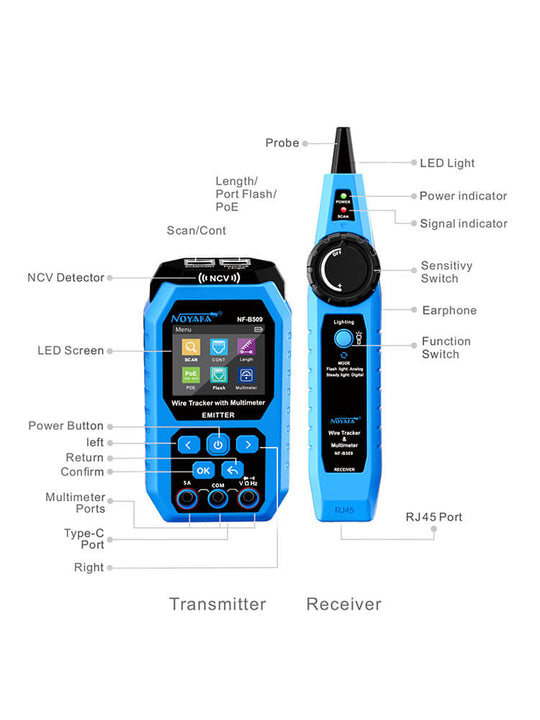 NF-B509 Wire Tracker UI