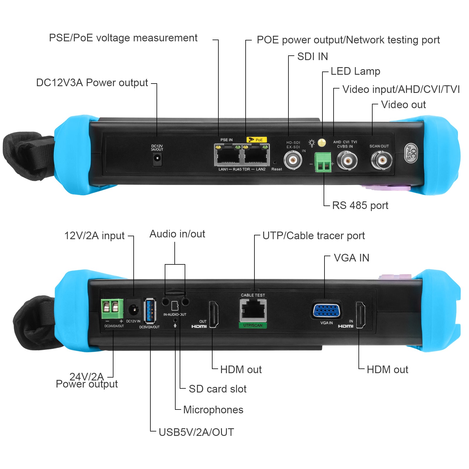 Factory Price NOYAFA NF-716ADHS All-in-one CCTV tester