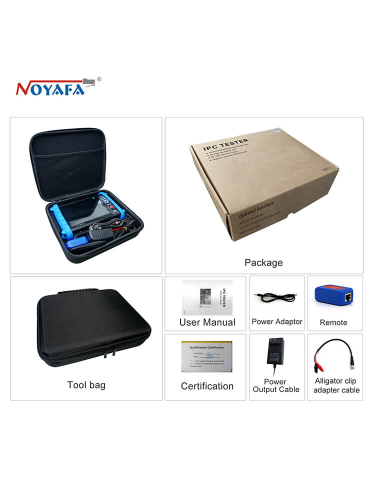 Noyafa NF-IPC722 IPC Tester для 720p, 1080p, 4K HD Камеры безопасности