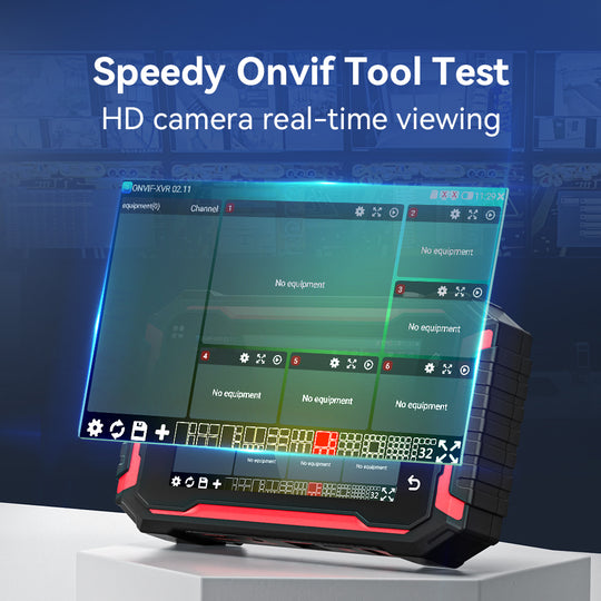 NF-IPC725 올인원 CCTV 및 IP 카메라 테스터 - 보안 설치자를 위한 12-in-1 네트워크 진단 도구