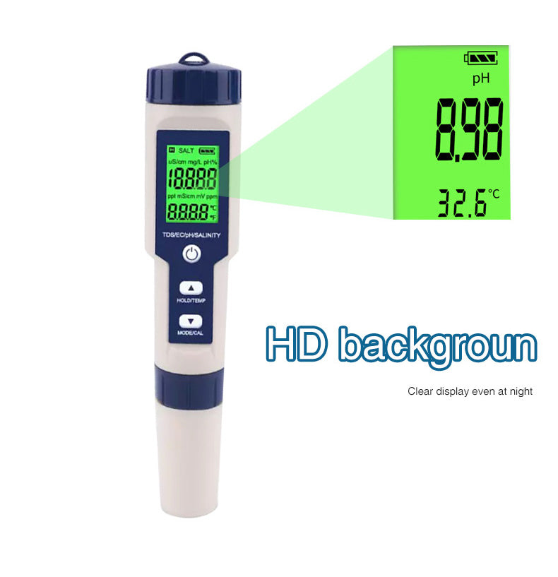 HD Display on Water Tester