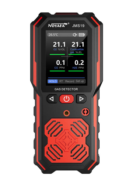 Noyafa JMS19 Tragbarer Handheld -Gasdetektor mit Leckerkennung und Alarm