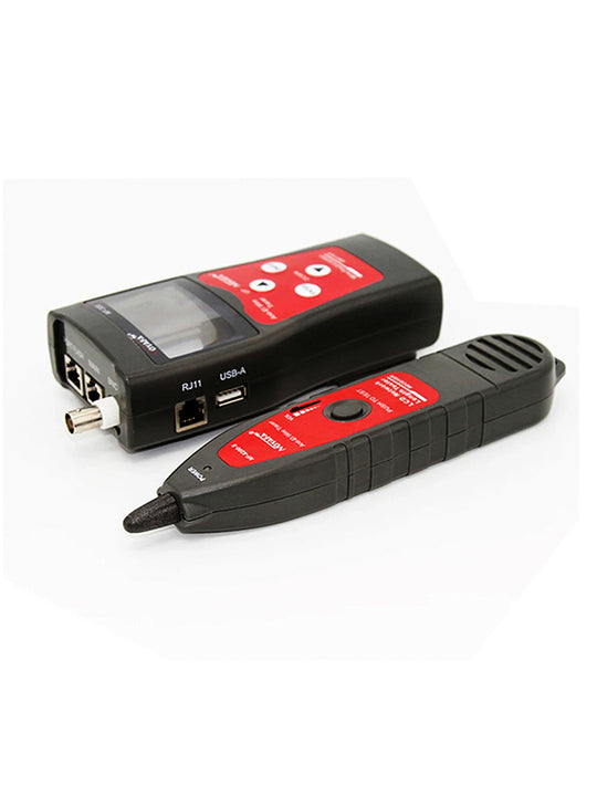 Noyafa NF-300 LCD Cable Tester Support Coax, RJ45, RJ11, USB-A y cables de metal