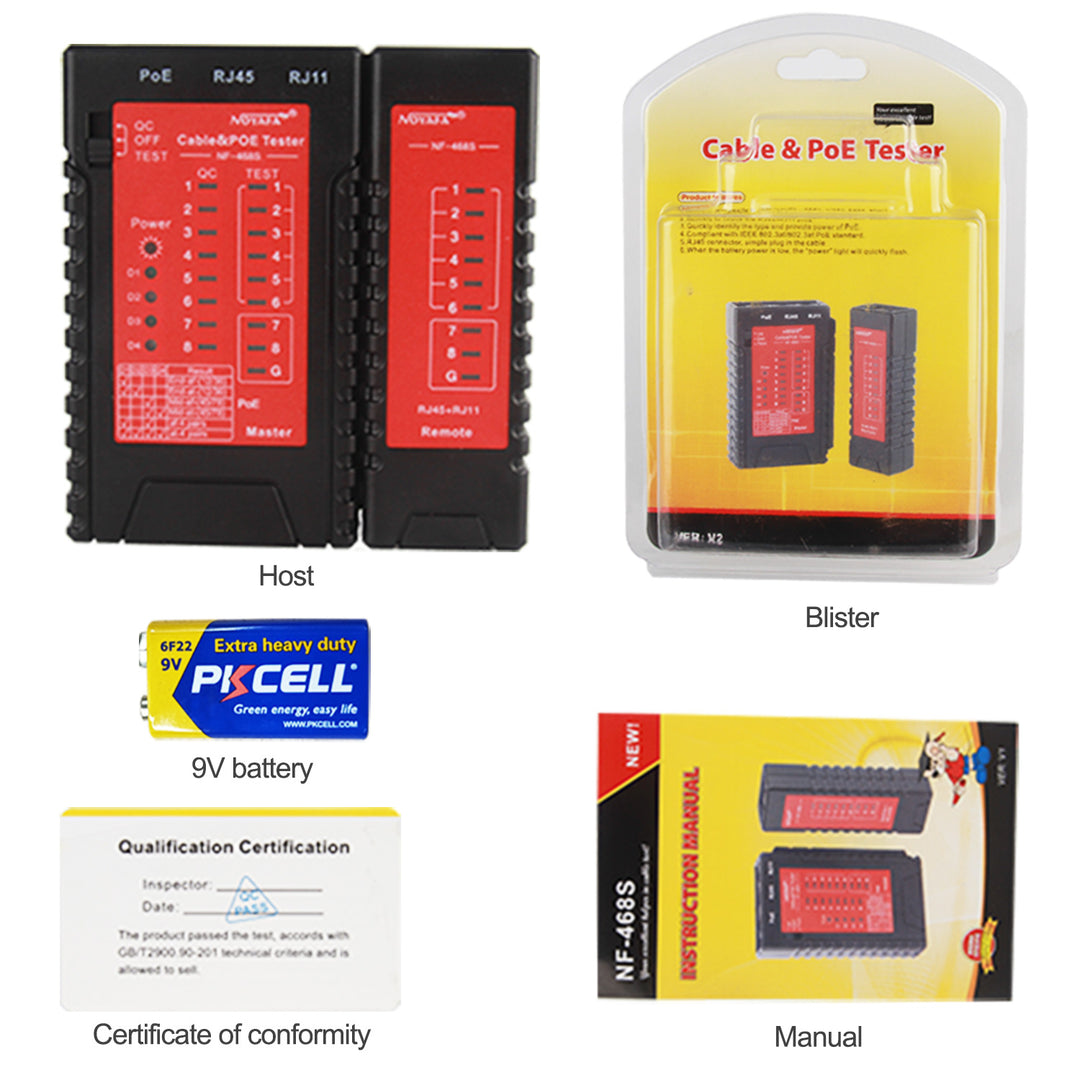 NOYAFA NF-468S Network Cable Tester