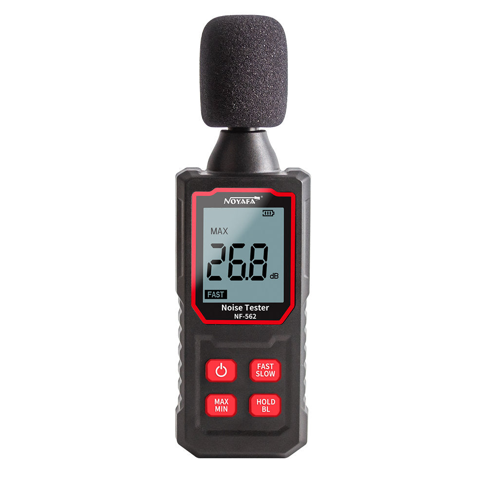 Noyafa NF-562 Dezibelmessgerät, digitaler Klangpegelmessgerät mit 30 bis 130 DBA