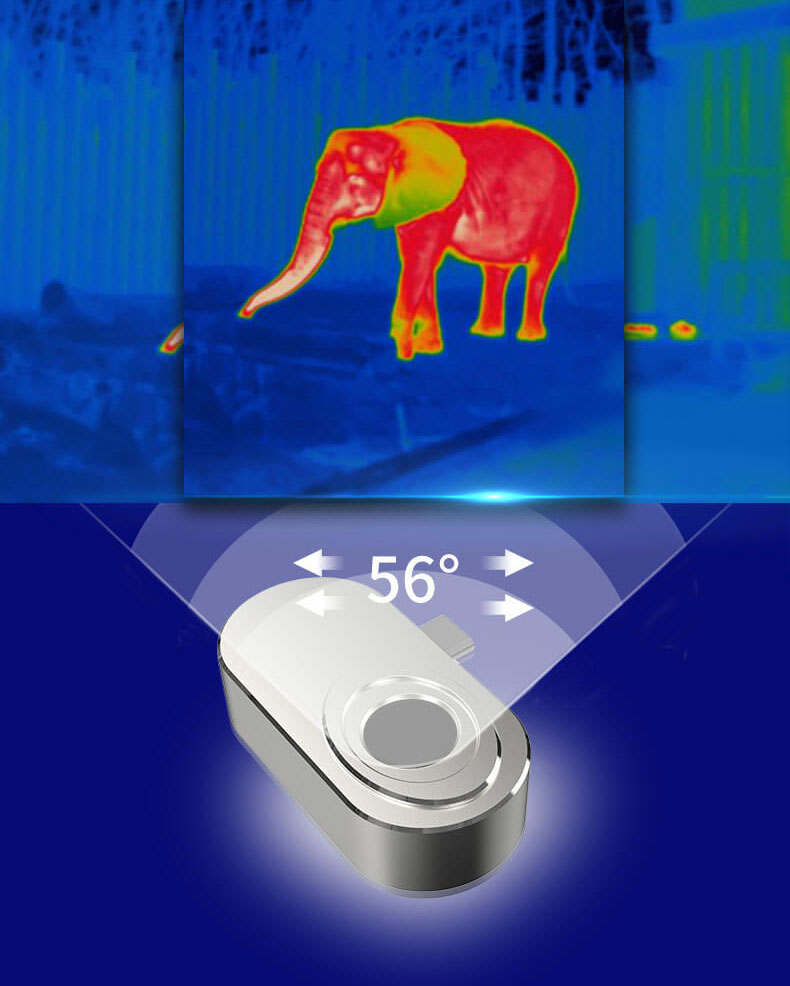 NOYAFA NF-583S Thermal Imaging Camera For Android Field of View