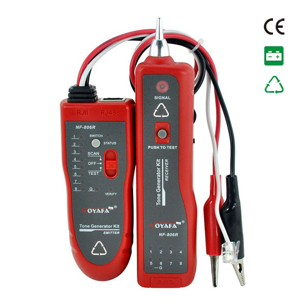 Noyafa NF-806 RJ45 RJ11ケーブルと電気ワイヤのトレース用ワイヤートラッカー