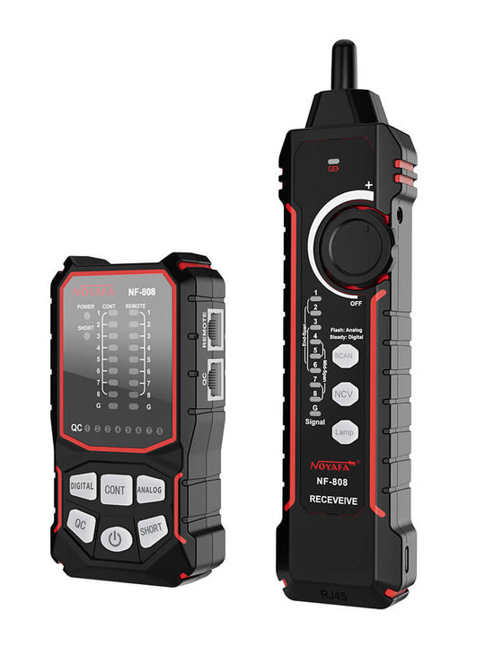 NOYAFA NF-808 Network Cable Tester Product Display Side