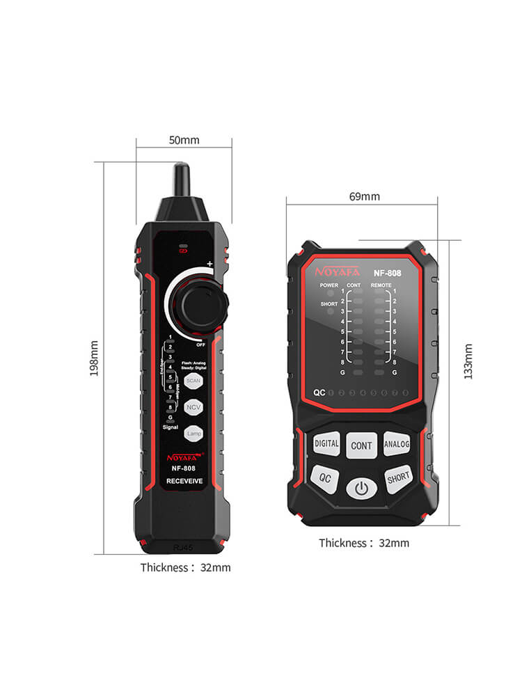 NOYAFA NF-808 Network Cable Tester Specs