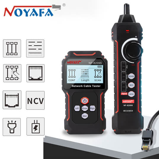 [Official] NOYAFA NF-8209S Network Cable Tracer & Tester with PoE ...
