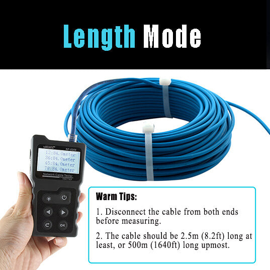 NOYAFA NF-8209 Network Cable Tracker Length Measurement