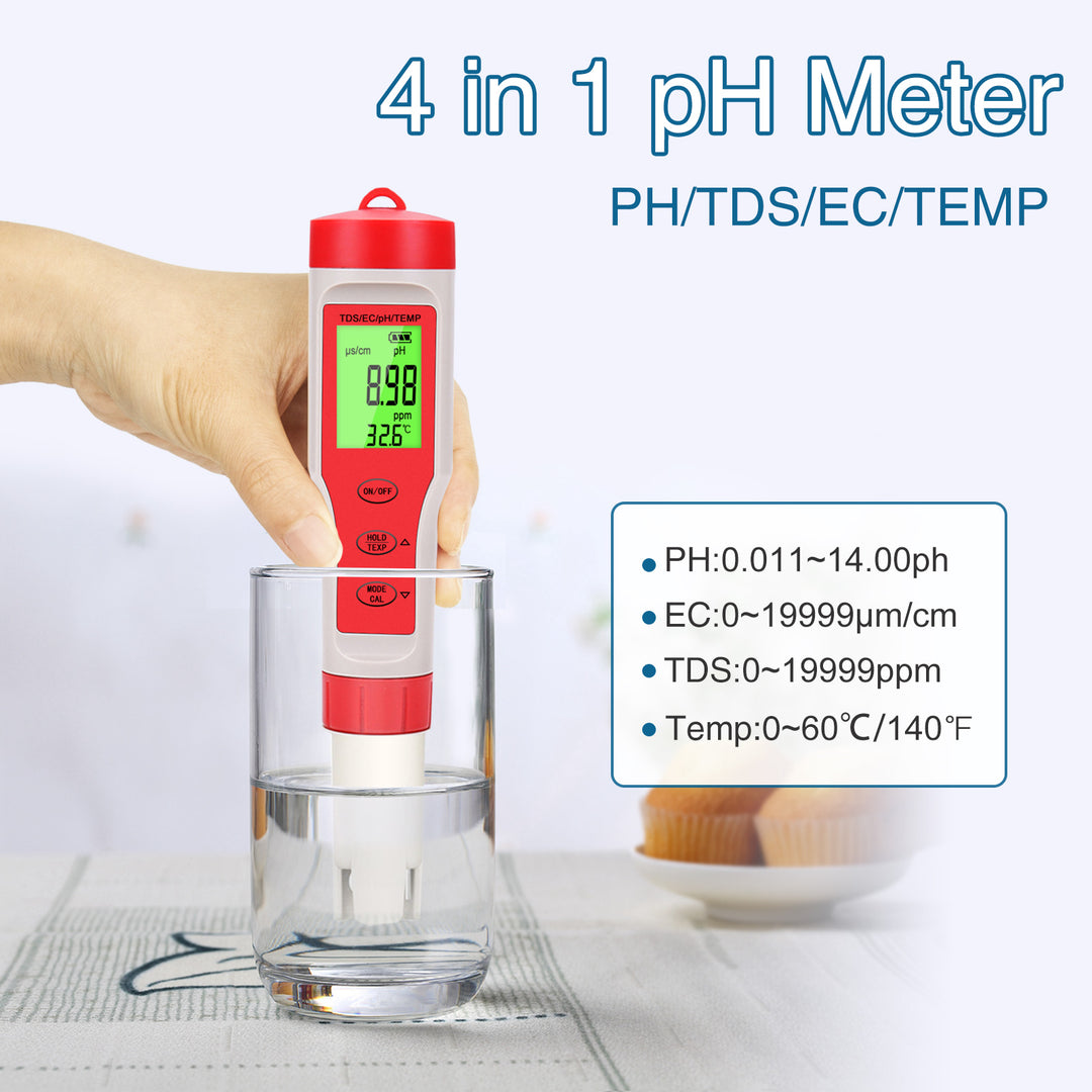 NOYAFA NF-EZ9908 4 In 1 pH Meter Water Tester