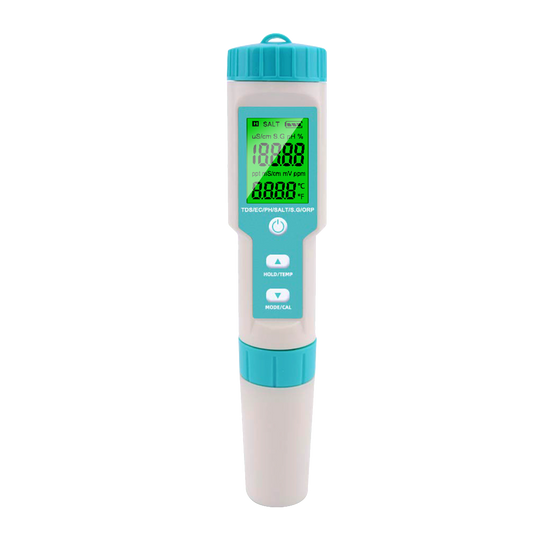 Noyafa NF-C600 Digital 7 in 1 PH TDS EC-Salz S. G. Temperaturmesser Acidimeter PPM Elektrische Leitfähigkeit Salzgehalt Wasserqualitätstester