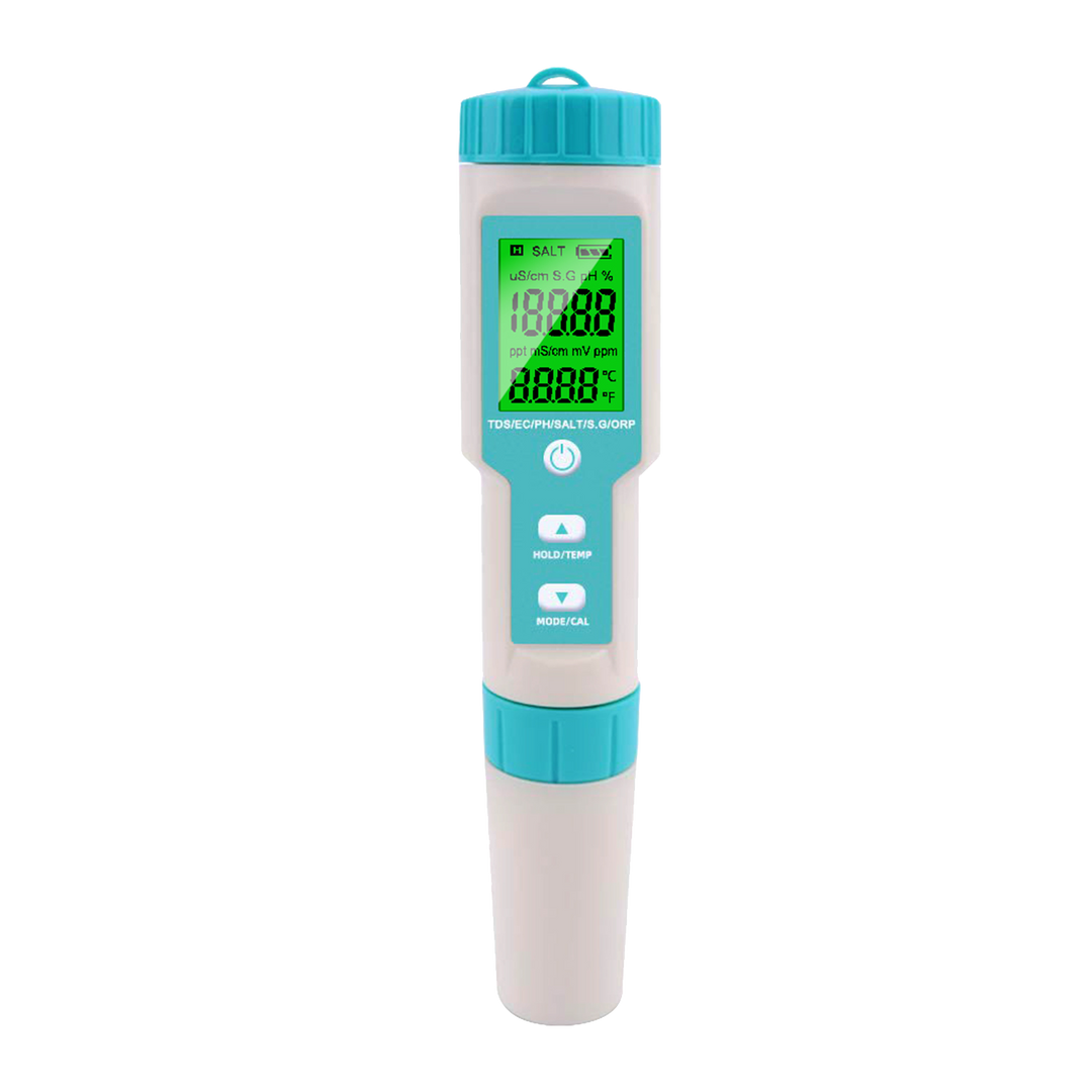 Medidor de pH, probador de del agua retroiluminación actualizado, probador  digital de agua potable d kusrkot Medidor de prueba