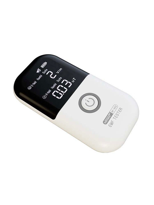 Noyafa NF-602 Tester de radiación electromagnética doméstica con alarma automática de luz de sonido para proteger a las madres embarazadas, los bebés, los ancianos