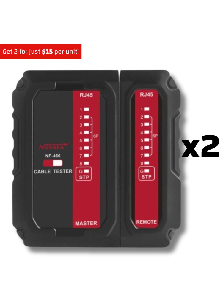 Noyafa NF-466 Schneller Ethernet-Kabel-Tester für den RJ45-Kontinuitätstest