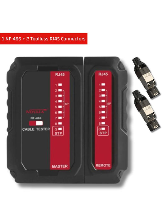 Noyafa NF-466 Schneller Ethernet-Kabel-Tester für den RJ45-Kontinuitätstest