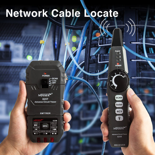 Noyafa NF-825TMR Advanced Cuxt Tracer Tracer & Breaker Finder с тестером GFCI Outlet