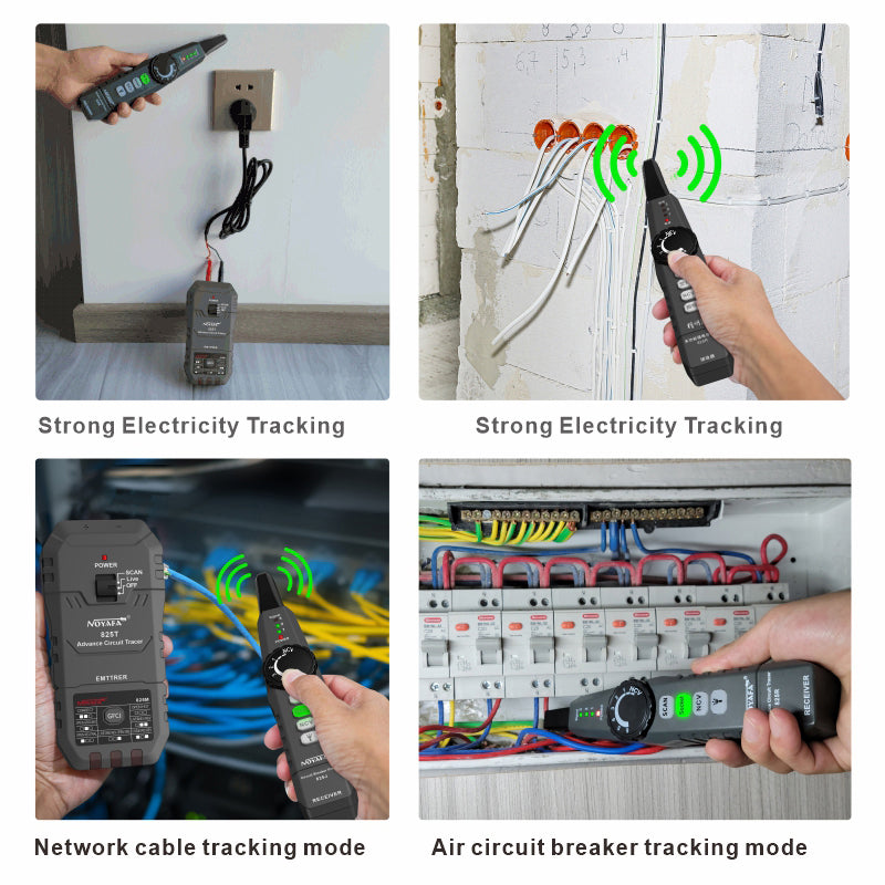 Noyafa NF-825TMR Advanced Cuxt Tracer Tracer & Breaker Finder с тестером GFCI Outlet