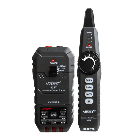 Noyafa NF-825TMR Advanced Cuxt Tracer Tracer & Breaker Finder с тестером GFCI Outlet