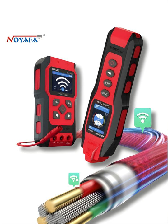 [2026 New] NOYAFA NF-8301 Professional Underground & Wall Circuit Tracer with Digital Multimeter, Dual-Antenna Cable Locator & Fault Finder for Construction, Maintenance & Repair of Power Cables, Communication Cables, Electric Heating Lines, Pipes