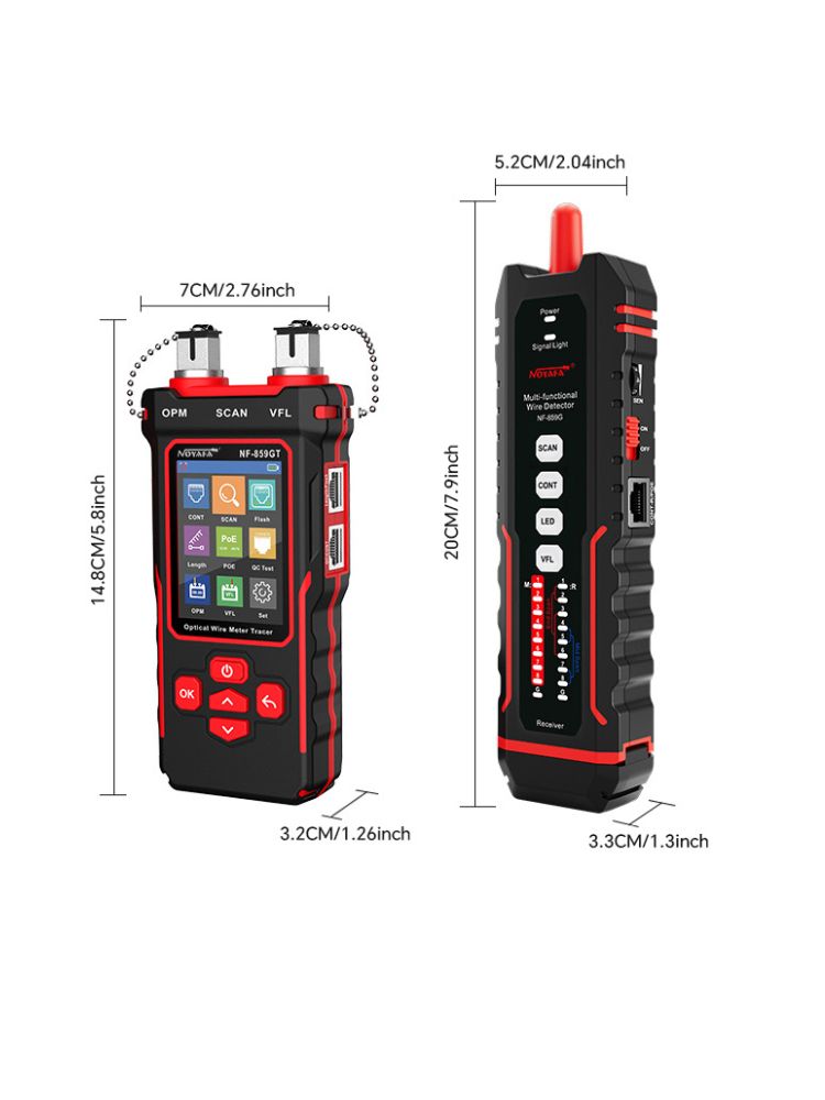 [New Arrival] NOYAFA NF-859GT Ethernet & Fiber Multi Cable Tester with ...