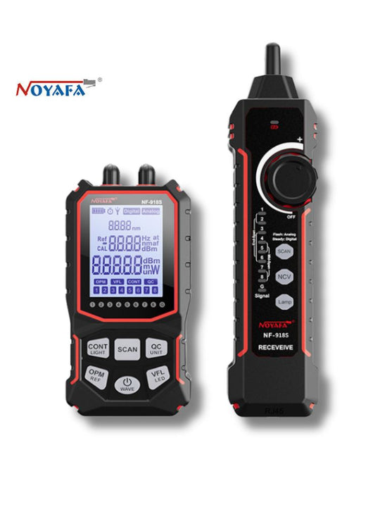 Noyafa NF-918S Сетевой кабельный тест с 6-кратным оптическим измерителем длины волны
