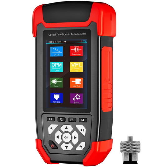 Noyafa NF-981 OTDR Fiber Tester con localizador de fallas visuales y medidor de potencia óptica