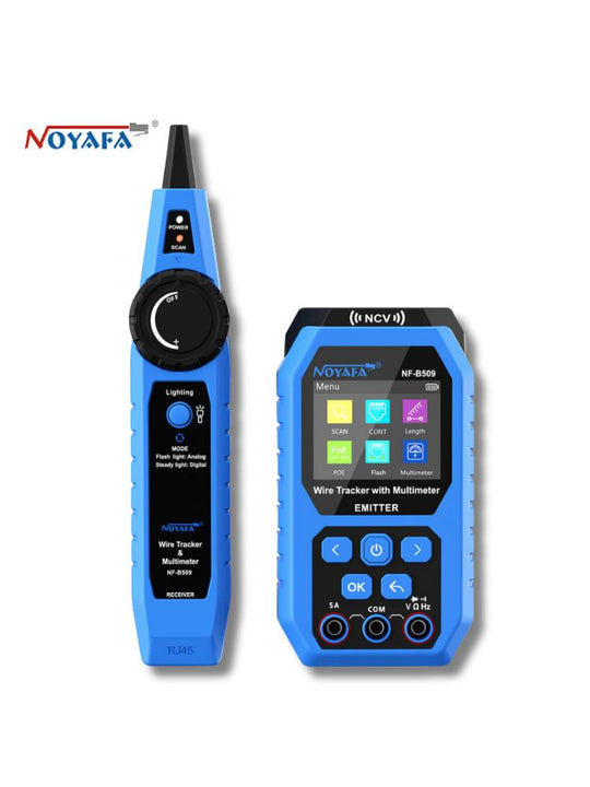 Noyafa NF-B509 디지털 멀티 미터가있는 와이어 및 케이블 추적기