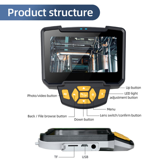 NOYAFA NF-112-2 Industrial Endoscope with 4.3 inch LCD Color Screen