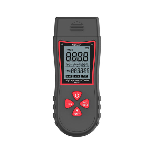 Noyafa NF-565 Digitales Manometer HLK-Luftdruckdifferenzdifferenzdifferenzmessel mit 11 Einheiten Hintergrundbeleuchtung
