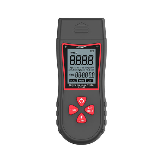 Noyafa NF-565 Digitales Manometer HLK-Luftdruckdifferenzdifferenzdifferenzmessel mit 11 Einheiten Hintergrundbeleuchtung