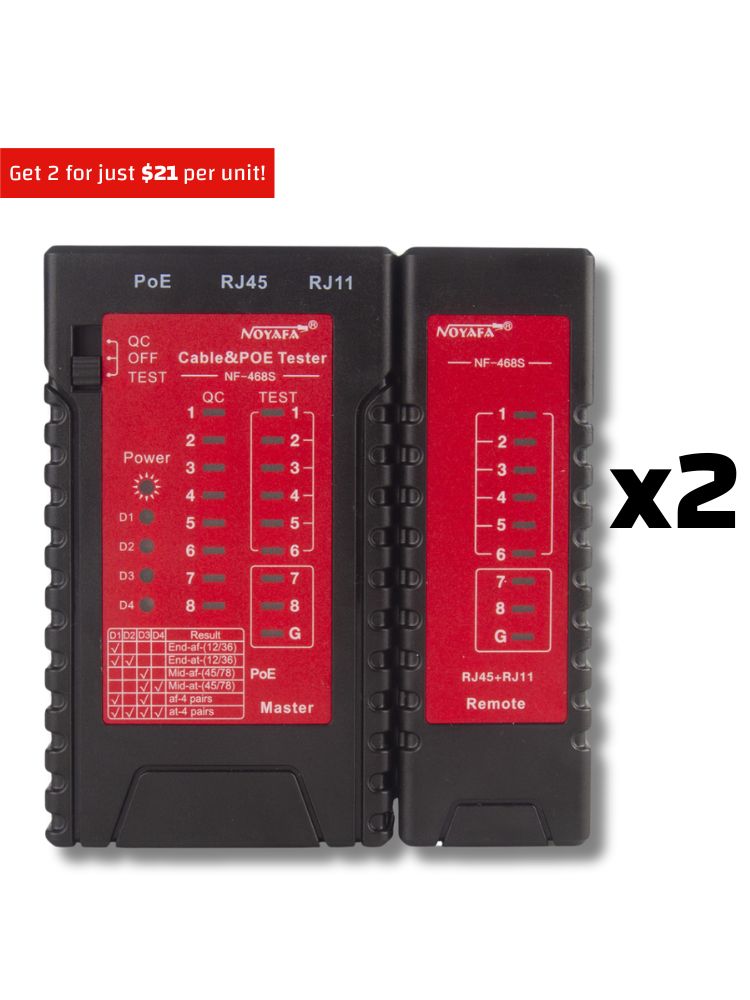 Noyafa NF-468Sネットワークケーブルテスター