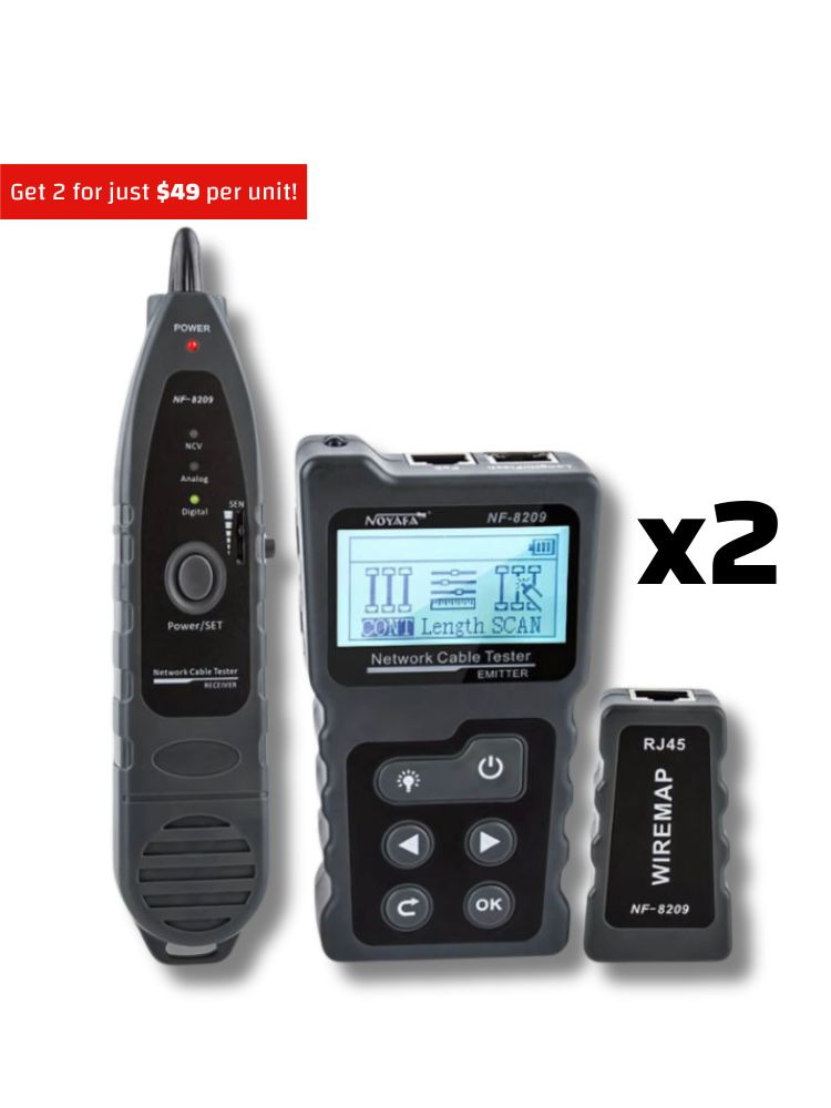 Noyafa NF-8209 Advanced сетевой кабельный тестер с Tone Tracer